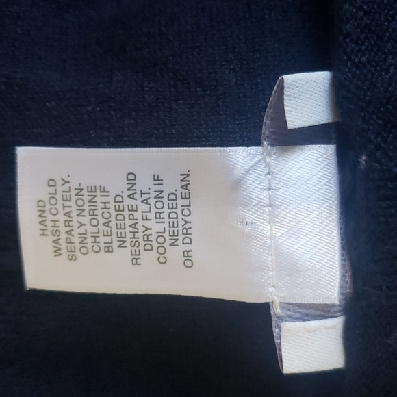 CT1921 J. Jill Navy One Size Tunic - Picture 5 of 5